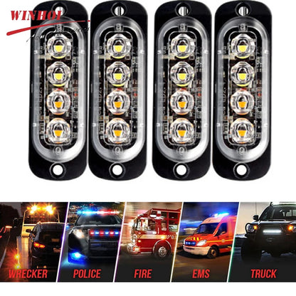 For Trailer Wireless Warning Strobe Amber Flashing 12 24V Safati