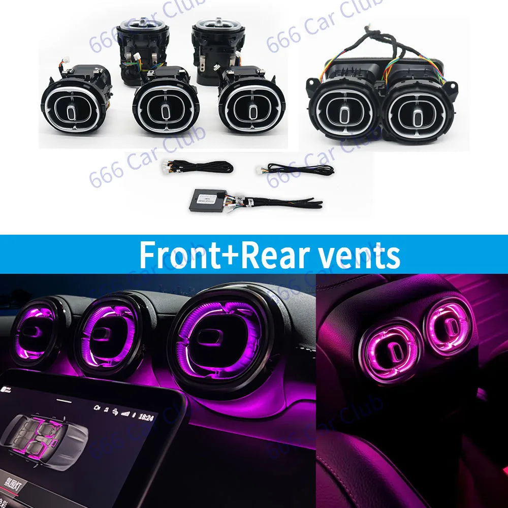 For Mercedes Benz C-Class W206 2022 Colours Air Vents RGB