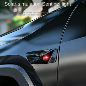 For Sedan Solar Powered Waterproof Flashing Simulated Camera