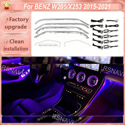 For Mercedes-Benz C-Class W205 Glc X253 Basic 64-color Ambient