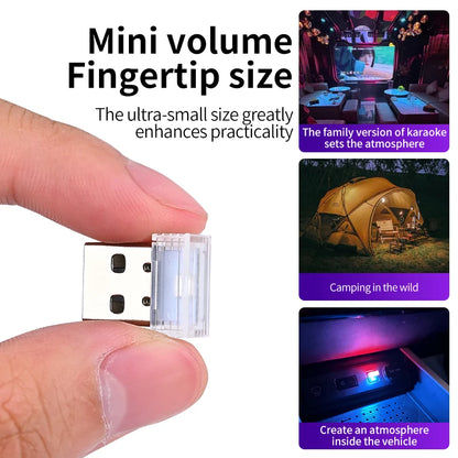 USB Interior Atmosphere Lighting Wireless Colorful Touch