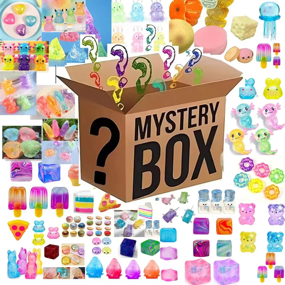 For Gifts!! 100+pcs Needoh Assorted Mixed Squish Fidget Mystery