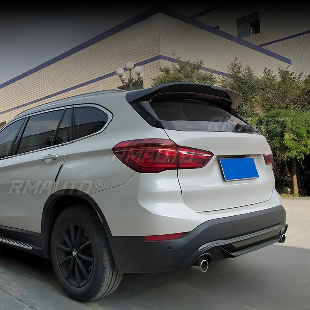 For BMW X1 F48 F49 2016+ Rear Bumper Lip Splitter Diffuser