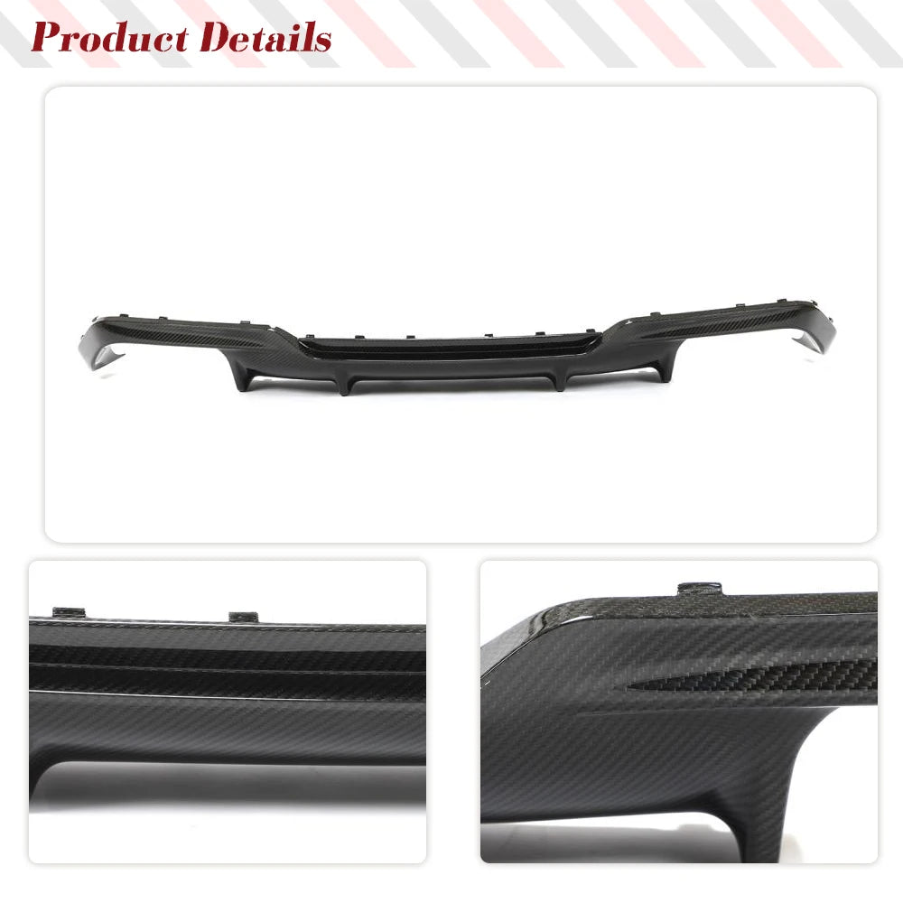 For BMW F93 M8 2019-2023 Rear Prepreg Dry Carbon Fiber Rear