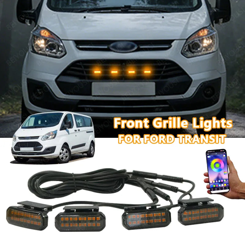 For Ford Transit 18LED Front Grille Driving Position Daytime