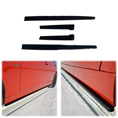 For BMW 3 Series F30 F31 ABS Side Skirt Splitters Diffuser
