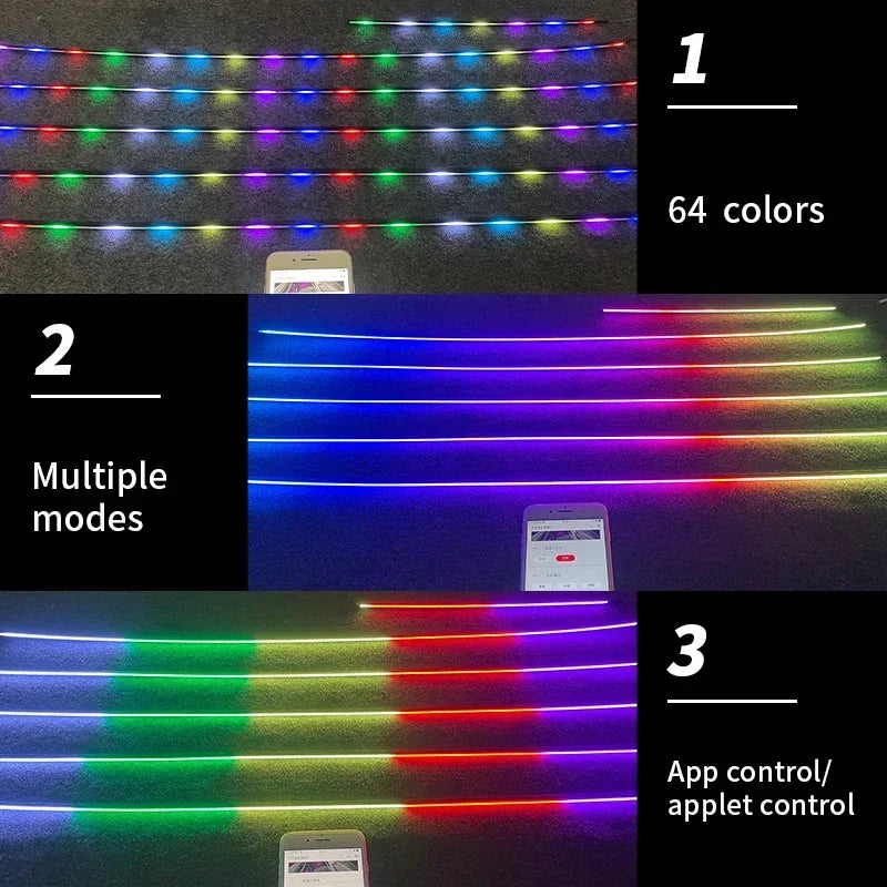 For Chery Jaecoo J7 J8 2023-2025 256 Color RGB Symphony Ambient