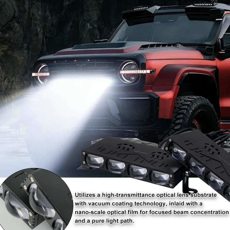 5inch Work Explorer Motorcycle Bar Spot Flood Fog Super
