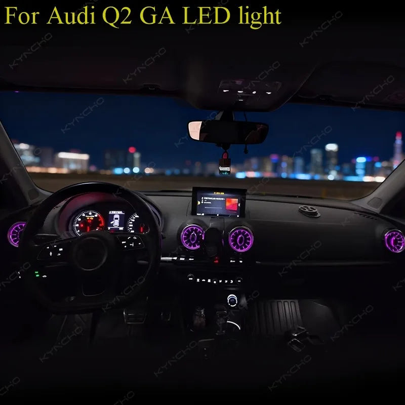 For Audi Q2 Dream Color RGB Colors Ambient Kit Bluetooth APP