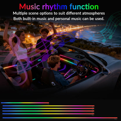 Symphony Streamer Ambient Interior Full Color RGB Neon Acrylic