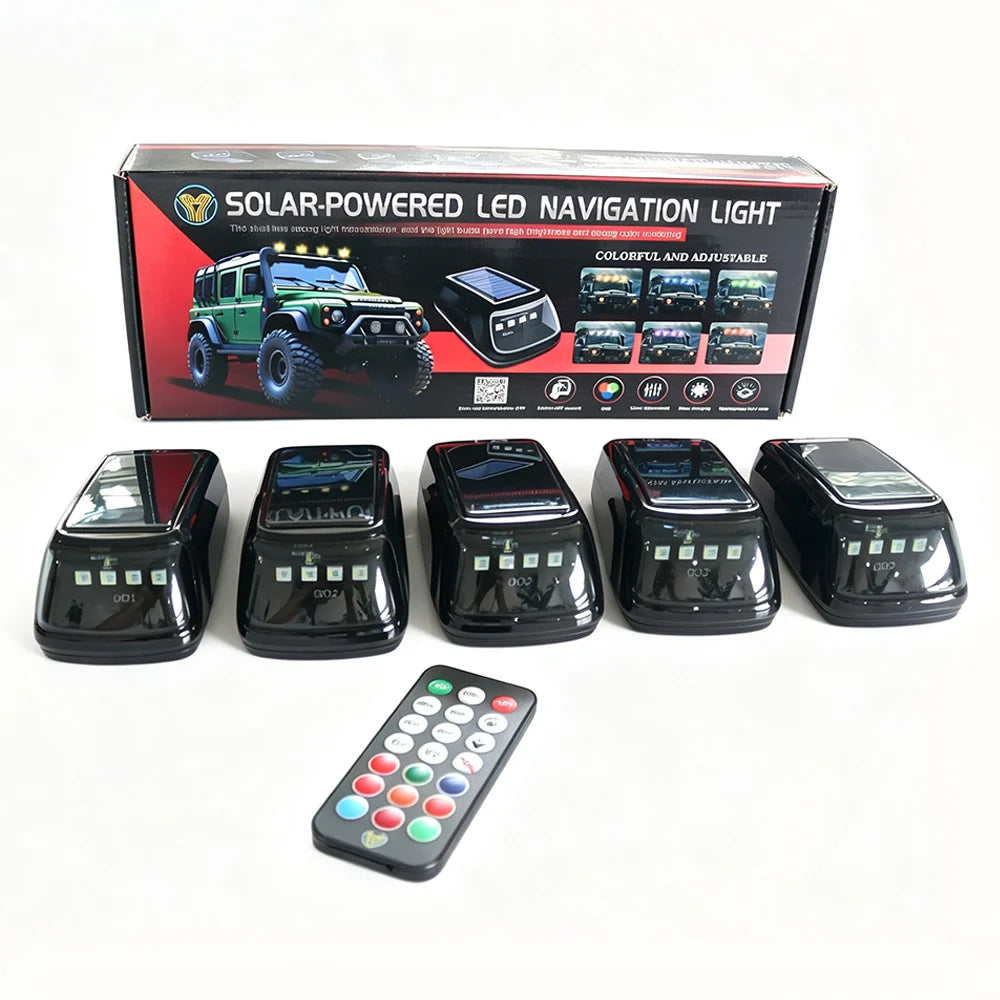 5PCS APP Remote Roof Upgrade RGB Cab Trucks Wireless