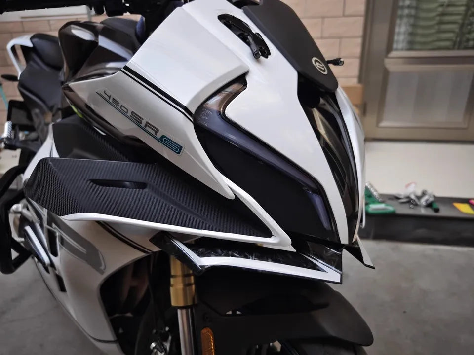 Bright White Vinyl Wrap self-adhesive Motorcycle Body Sticker