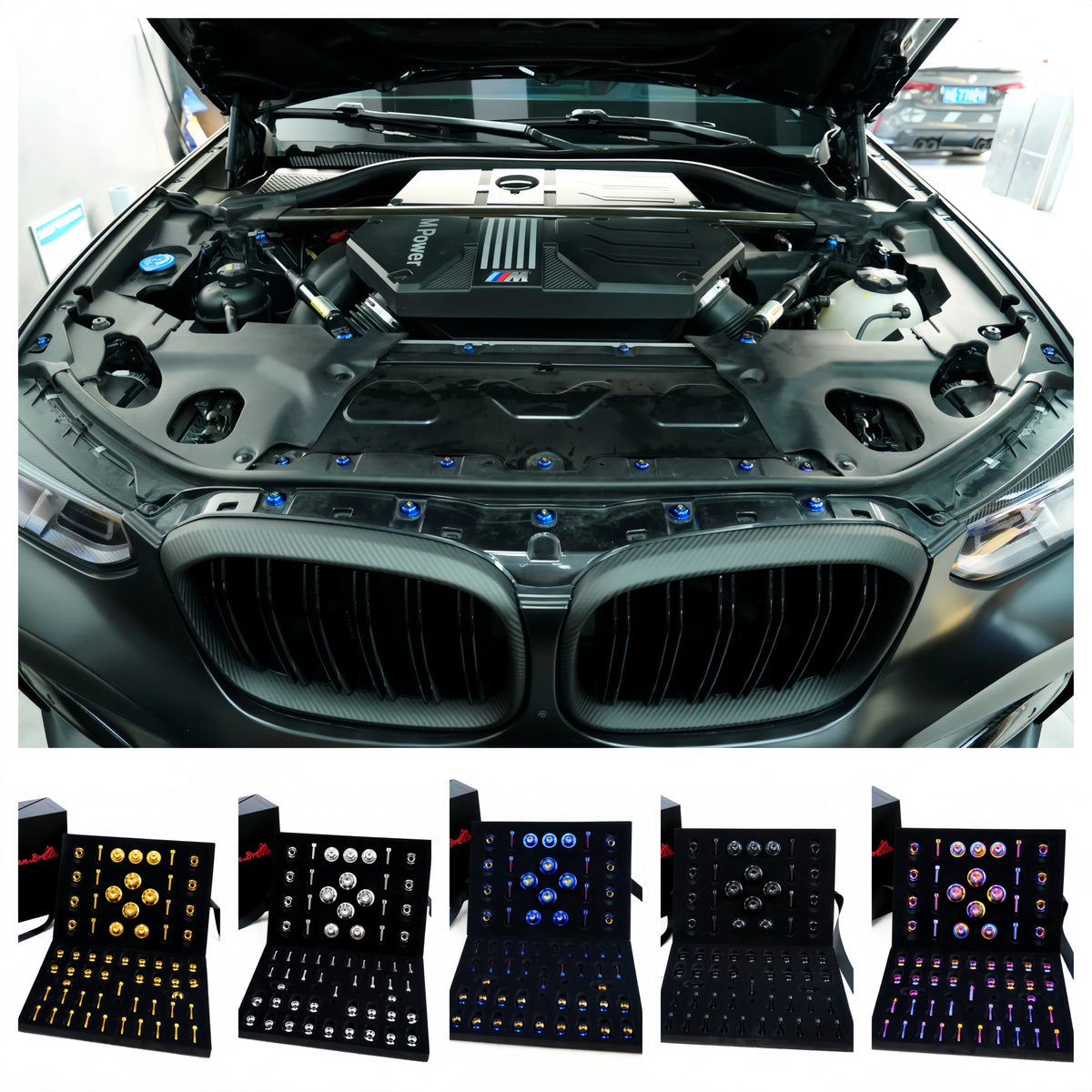 For BMW X3 X3M X4 X4M Titanium Engine Modification Kit Available
