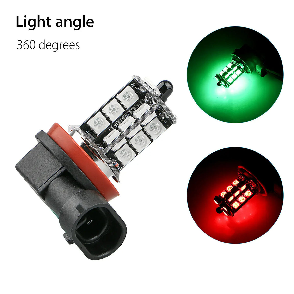 For Fog Light Driving Lamp 27SMD 16color RGB H11 H8 H9 Bulbs