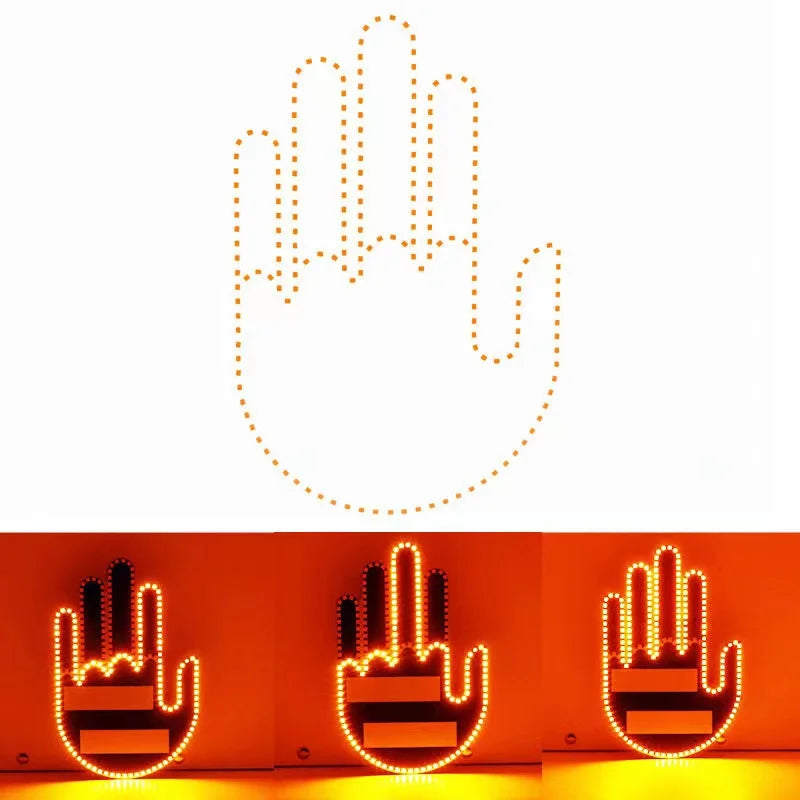 Finger Funny Interior Remote Control Rear Window multi-function