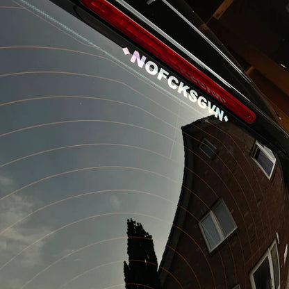Nofcksgvn Front Window Sticker Windscreen Motorsport Bumper