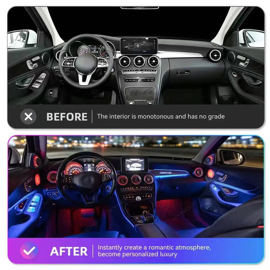 For Mercedes C-Class W205 Glc X253 RGB Colors Dynamic Atmosphere