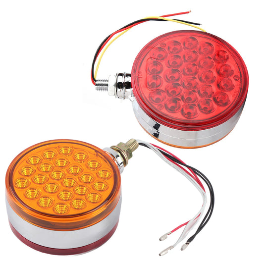 1PC 48LED Truck Double Face Side Marker Turn Signal