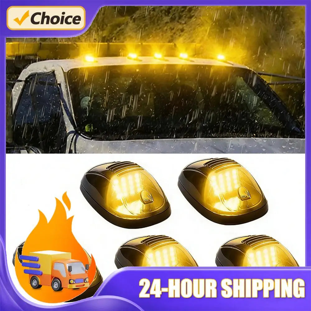5PCS Cab Truck Motion Sensor Leds No Drill Vibration