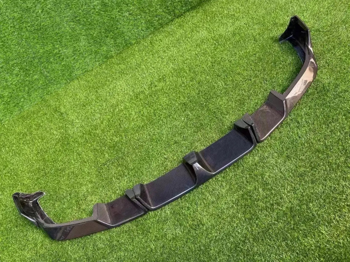 For BMW F96 X6M 2019-2022 Bumper Carbon Fiber Front Lip Spoiler