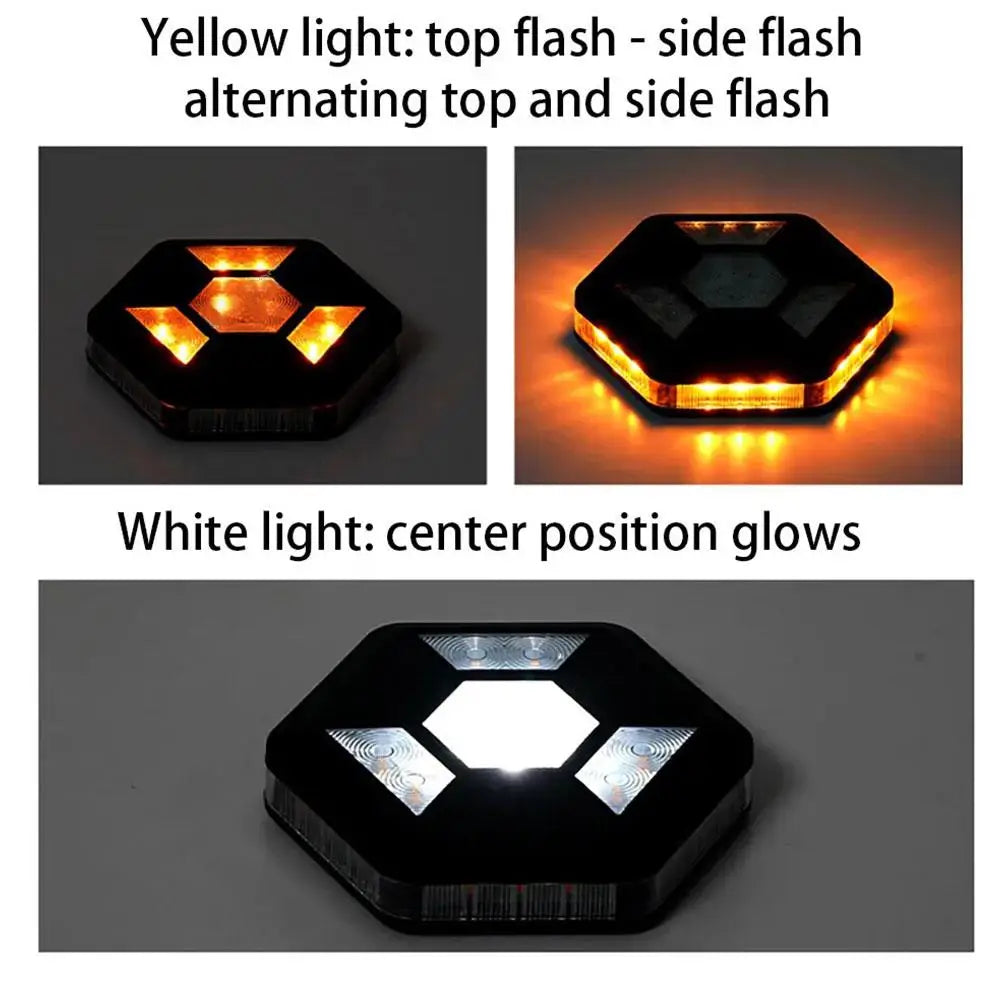 Magnetic Warning Rechargeable Flashing Beacon Strobe Alarm