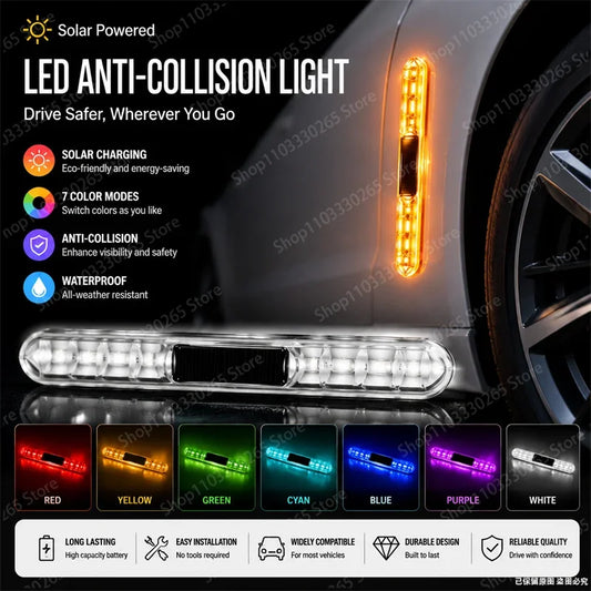 Waterproof Solar Warning Flashing anti-collision Marker Safety