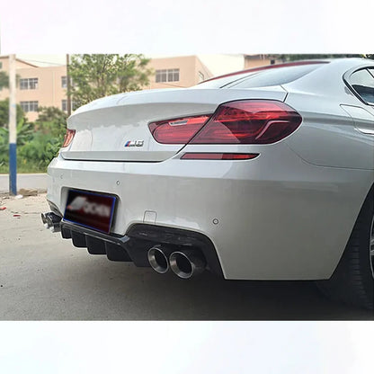 For BMW 6 Series F12 F13 F06 Carbon Fiber Back Lip Rear Bumper