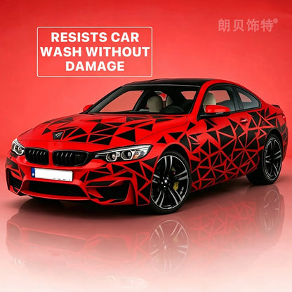 For Auto Body Exterior Decor Stickers Films Triangle Geometric