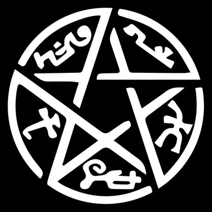 Personality Supernatural Devil Trap Sticker Waterproof Laptop