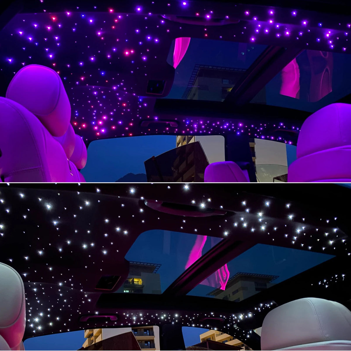 32W Dual Color Rgbw Starry Sky Ceiling Kit Interior