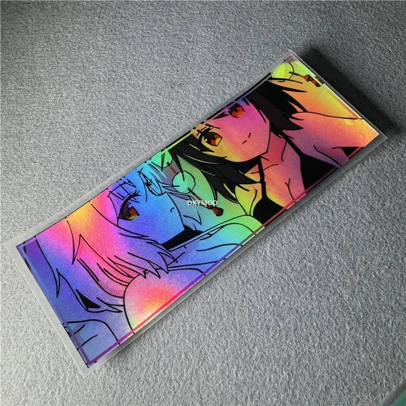 For Laptop Computer Case Trunk Auto Anime Bikini Girl Sticker