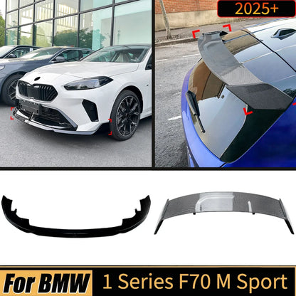 For BMW 1 Series F70 M Sport Front Bumper Lip Rear Trunk Spoiler