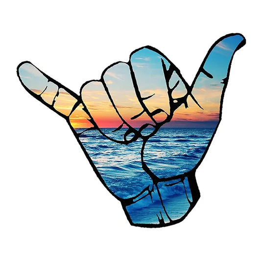 Personality Beach Hanging Loose Surfing Hawaiian Anime Funny