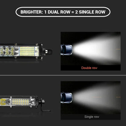 Slim 12D Bar Inch Spot Flood Combo Beam SUV