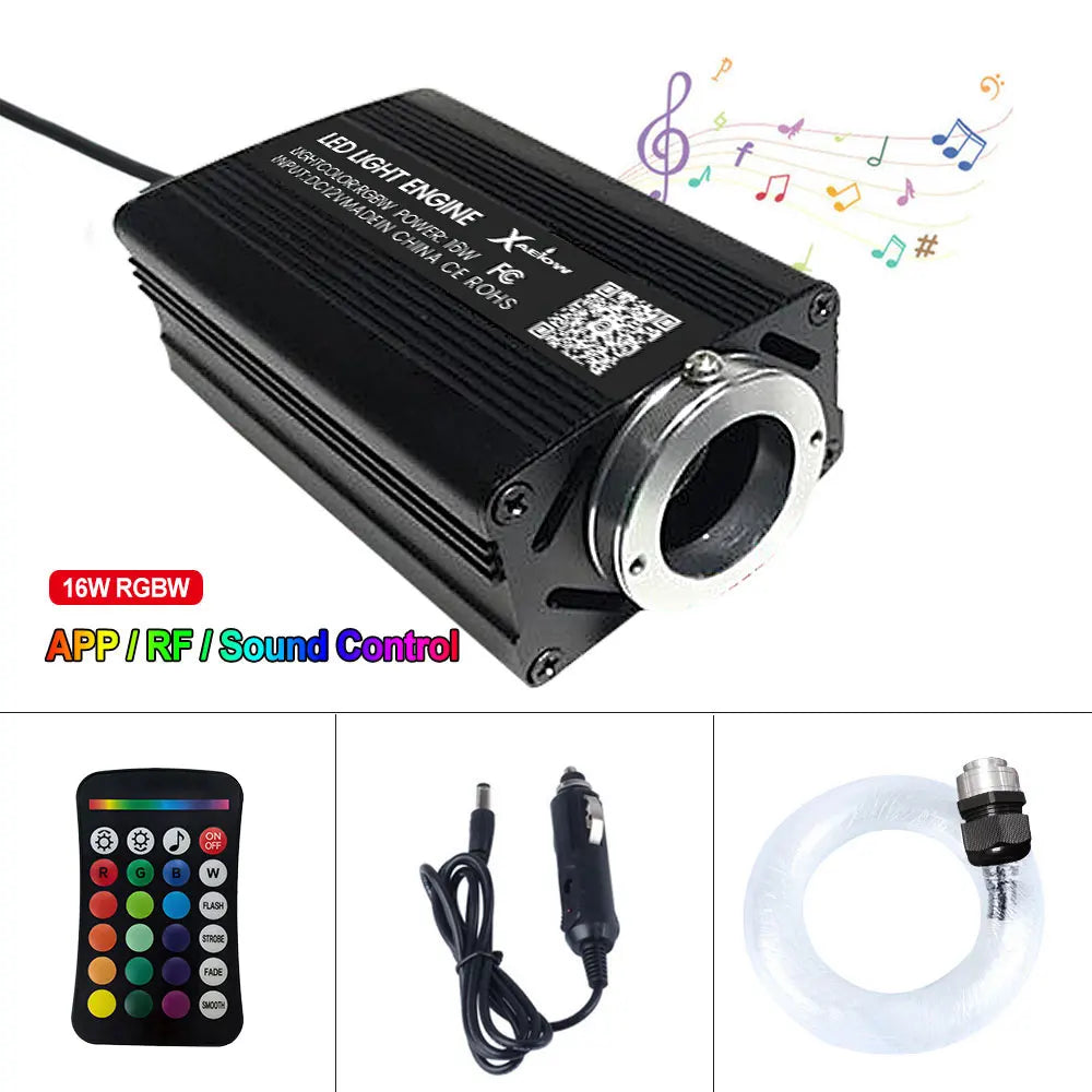 Starry Sky Fiber Optic Atmosphere Music Control Ceiling RGB
