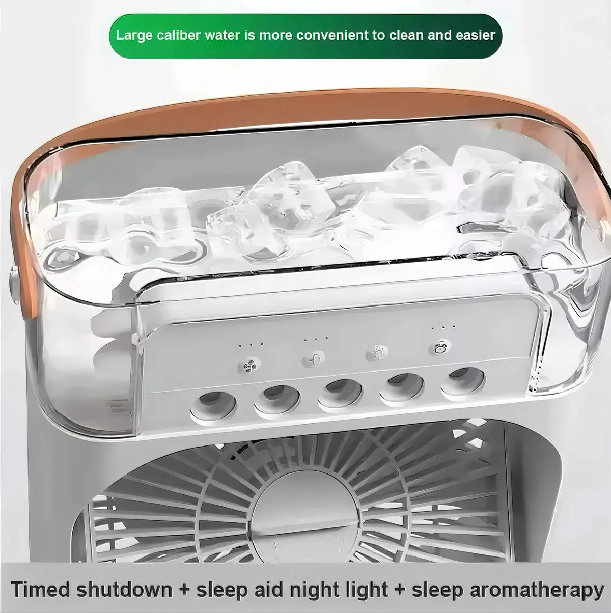 For Home Office In MINI Portable Air Cooler Fan 5-hole