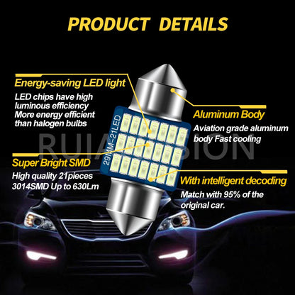 Ruiandsion C5W C10W Canbus Festoon 29MM 12V Nterior Reading