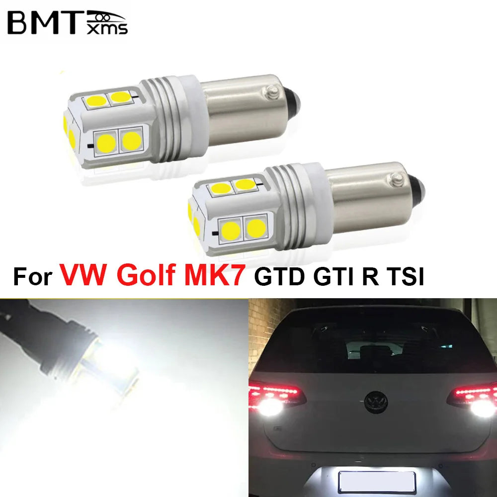 For Volkswagen VW Golf MK7 Gtd Bmtxms 2PCS bax9s H6W ba9s T4W