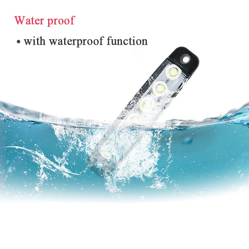 10PCS 24V Side Marker External Warning Tail Signal Brake