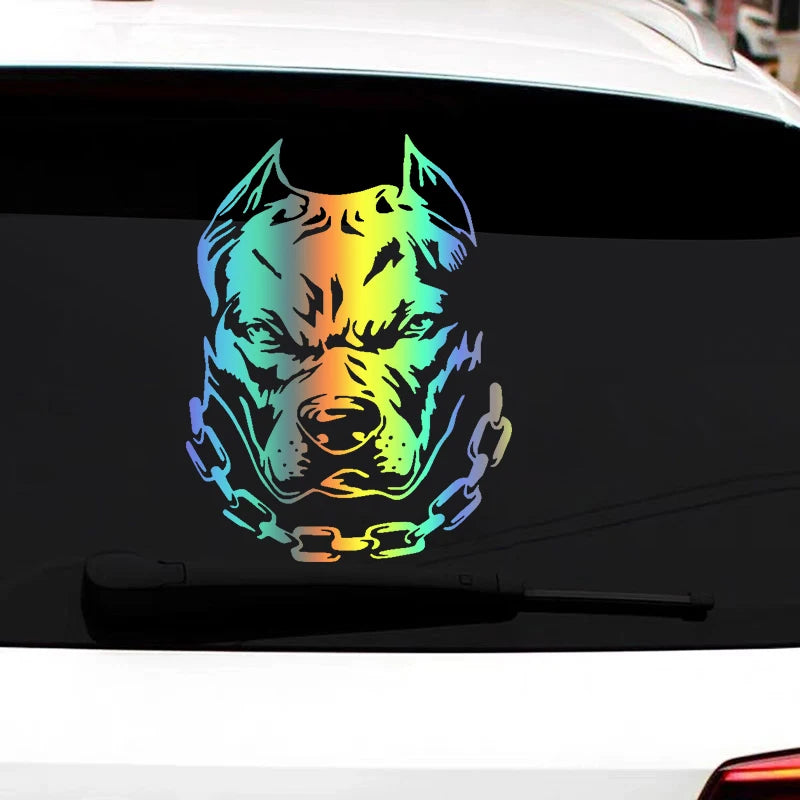 CK21927 Pitbull Dog Sticker Waterproof Vinyl Decal Stickers