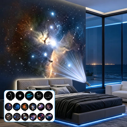 Starry Sky Projector USB Powered Galaxy Night 12 Film