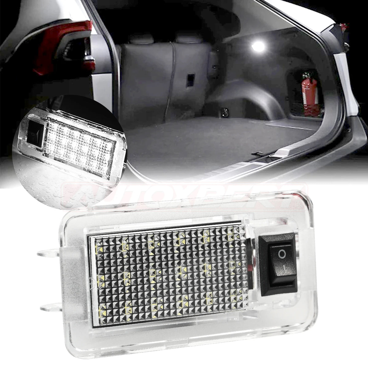 For Toyota Rav4 MK5 XA50 2018 6000K Luggage Trunk Interior Dome