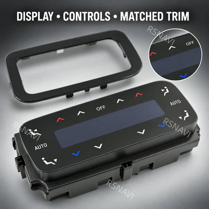 Rear Cabin Climate Control Panel Cover Ambient Lighting