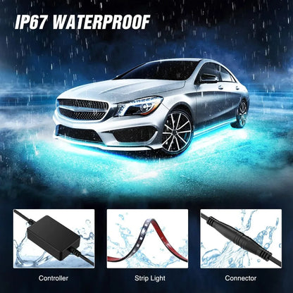 Underglow Neon Accent Strip Atmosphere APP Remote Control RGB