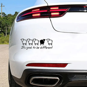 It S Good Be Different Sheep Graphic Sticker Motorcycle