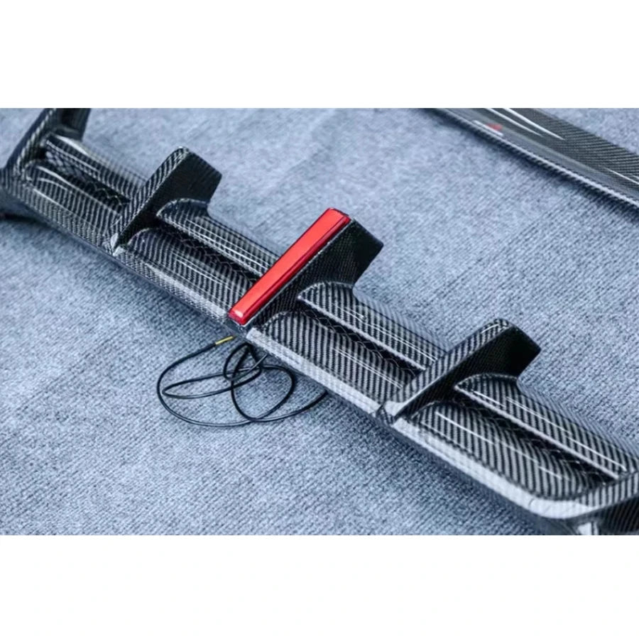 For BMW X3M F97 X4M F98 2019 Carbon Fiber Diffuser Back Lip Rear