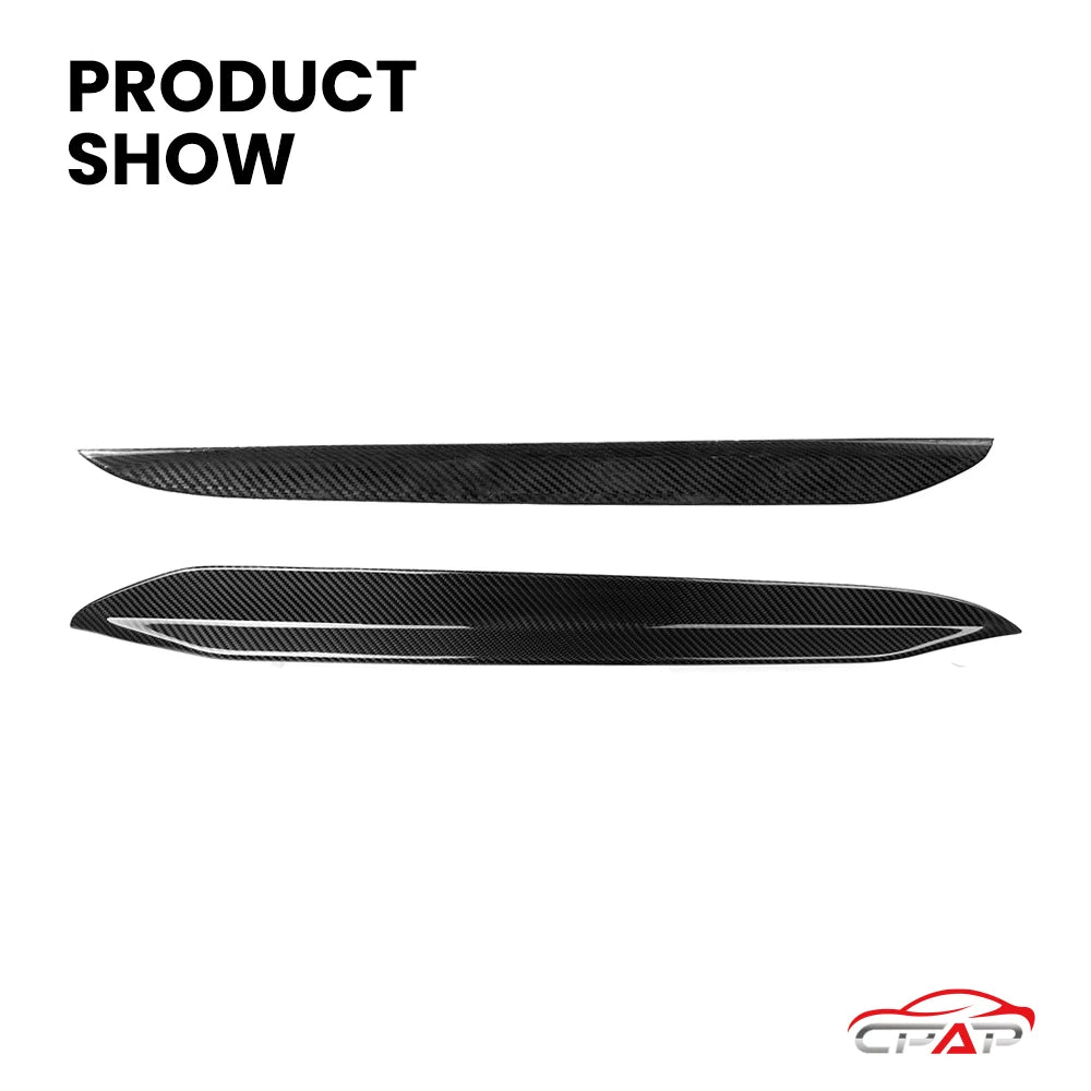 For BMW X6 G06 G60 Lci Real Dry Carbon Fiber Rear Window Inserts