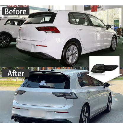 For Volkswagen VW Golf 8 MK8 Tail 2020-2024 Rear Stop Drl Brake