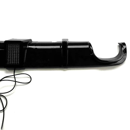 For BMW 5 Series E39 M Glossy Black Rear Diffuser Lip Lower