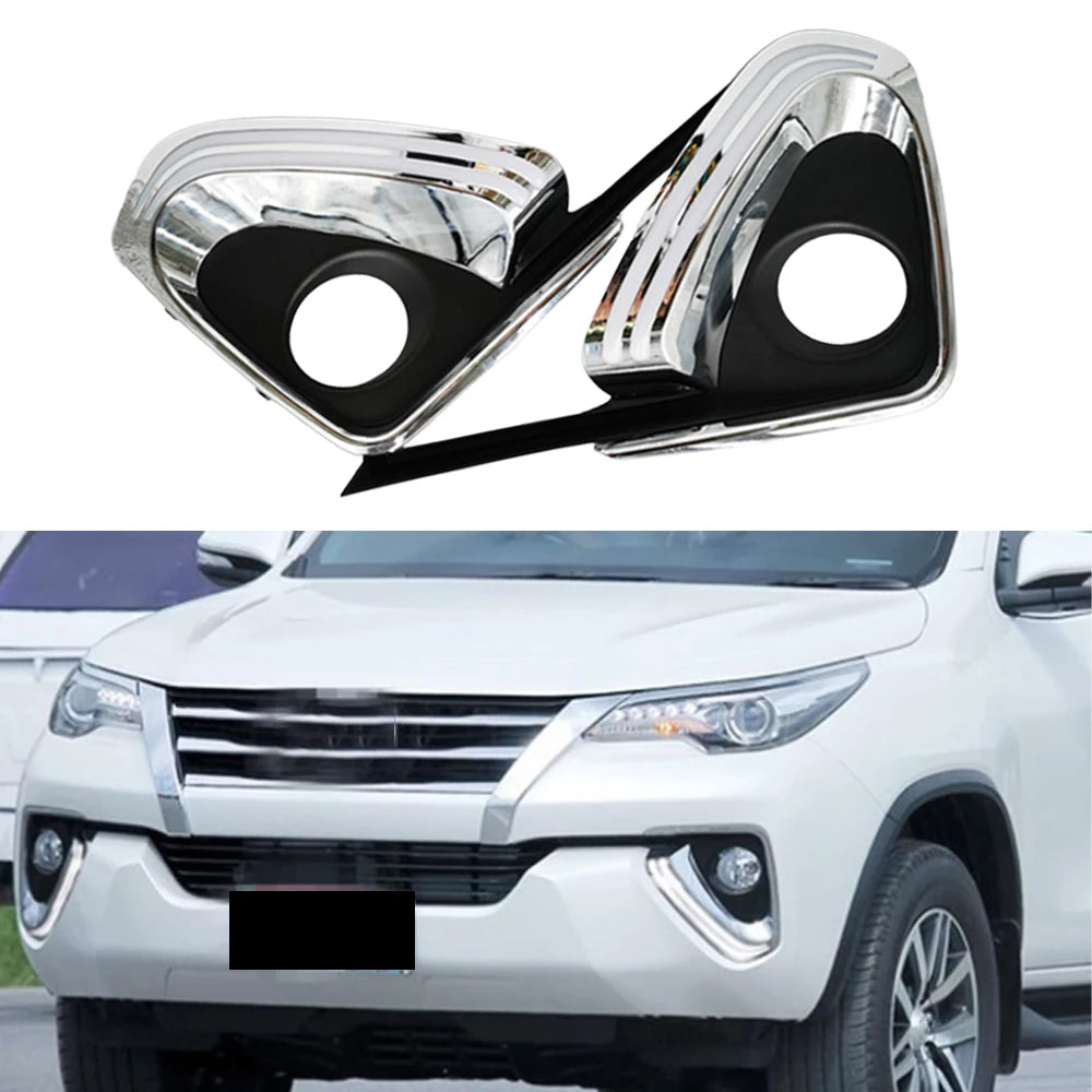 For Toyota Fortuner 2015 2016 2017 2PCS Drl Daytime Running